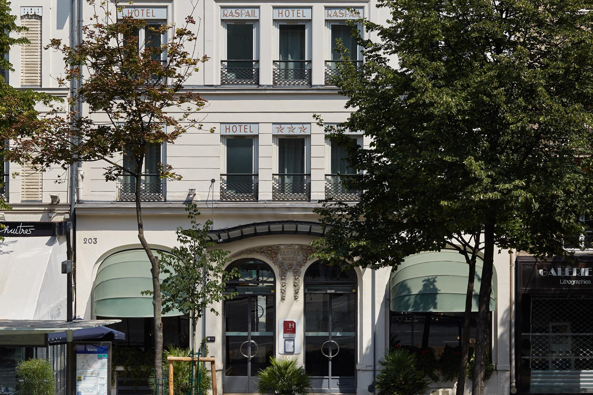 Hotel Raspail Montparnasse Paris Eksteriør billede